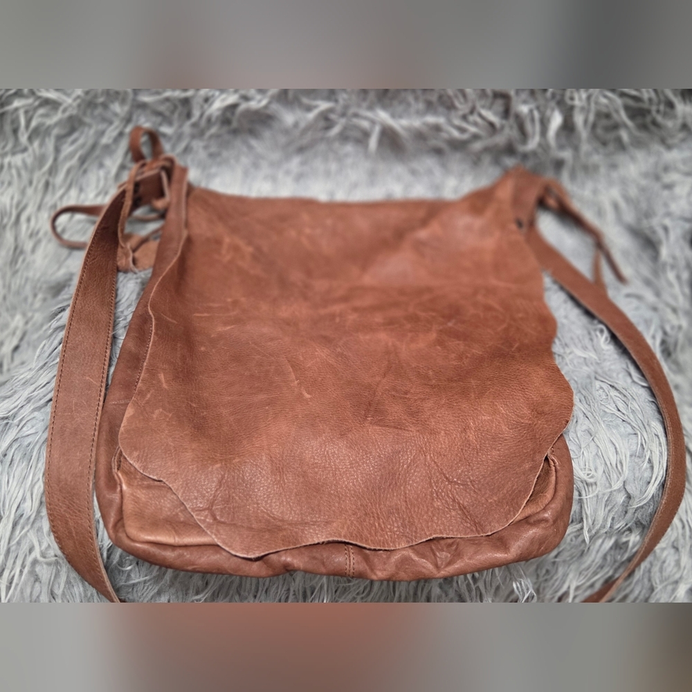 Diesel Leather Messenger Bag